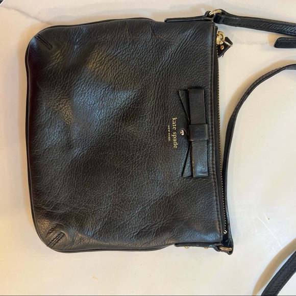 Kate spade black leather mini crossbody - Picture 2 of 9